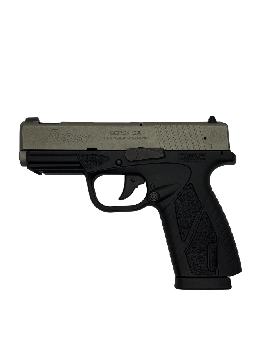 Bersa BP9 CC Hibrycomp V6 Dos Tonos - 9 mm con Compensador