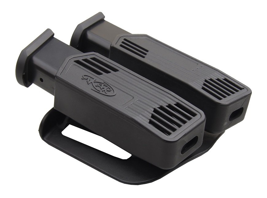 Portacargador Doble Akar RELOAD – Polímero Universal 9mm / .45ACP - Imagen 4